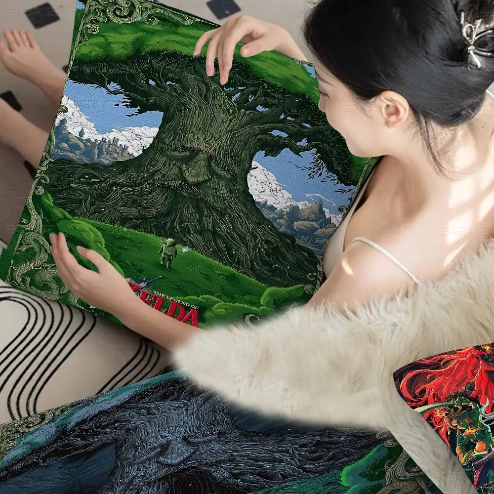 

Legend Video Game Z-Zeldas Maple Design Cushion Cover Happy Autumn Harvest Decor Holiday Decorati Pillow Cover