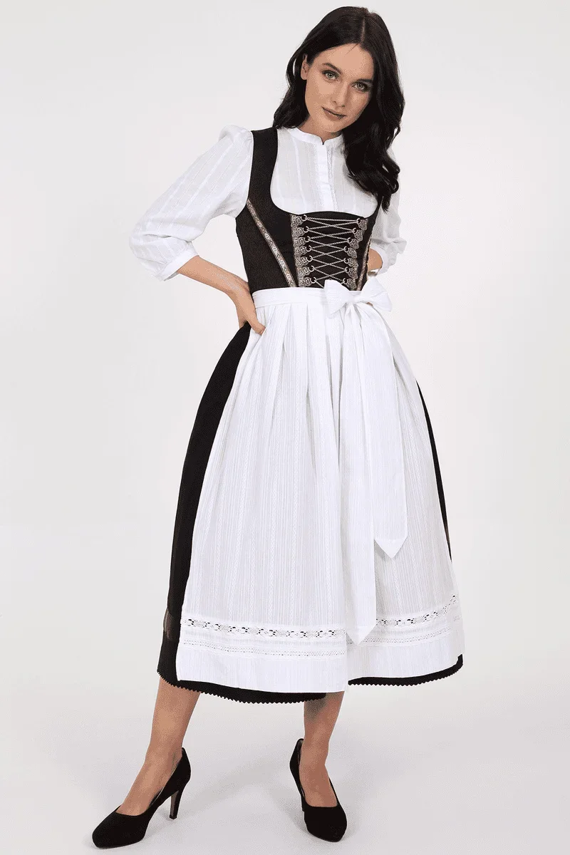 Costume tradizionale da donna Dirndl Oktoberfest Parata nazionale bavarese Taverna Cameriera Uniforme Vestito Cosplay Fancy Party Dress