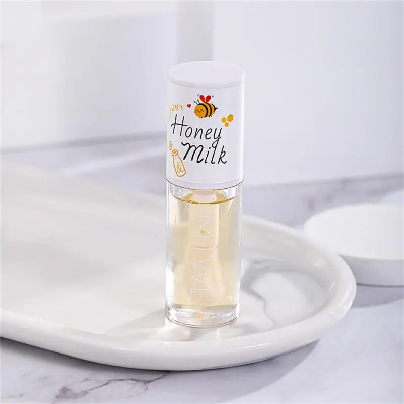 Honey Milk Moisturizing Lip Gloss Moisturize And Luster Sexy Lips Care Lip Balm Lip Oil Reduce Lip Lines Anti-cracking Gloss