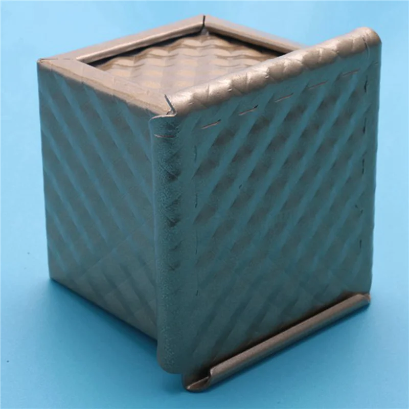 

4PCS Square Loaf Pan With Lid Toast Mold Bread Pan Pullman Loaf Pan With Cover Non-Stick Mini Water-Cube Toast Box