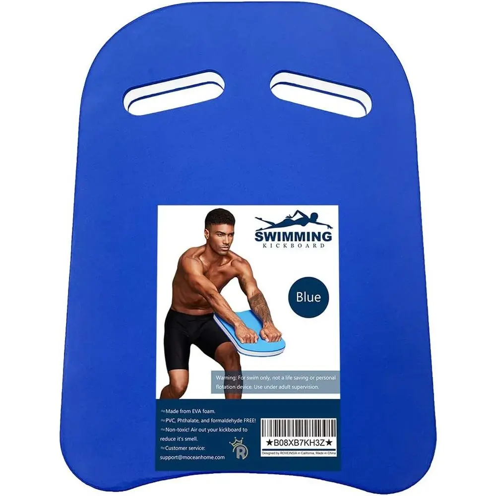 

Swimming Kickboard for All Ages: Ergonomic EVA Foam Pool Float with Built-In Handle