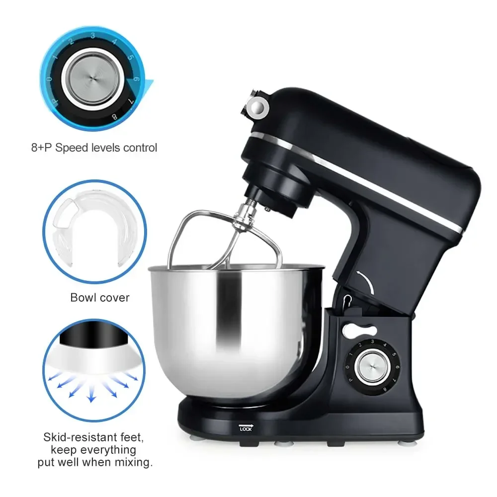 4L 5L 6L 7L 10L Stand Mixer Multifunctional Food Processors Home Kitchen Electric Stand Food Mixer