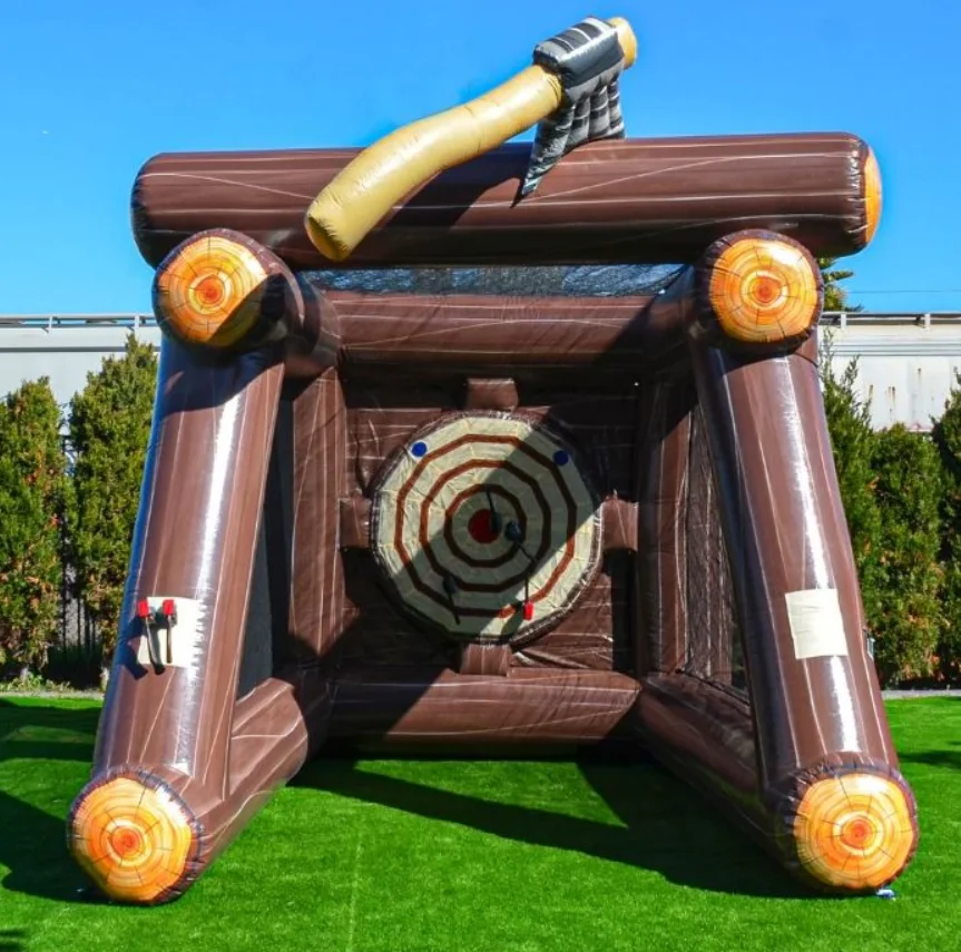 Inflatable Shoot Dartboard Target Shooting Darts Fun Inflatable axe Throwing for Kids and Adults axe Throwing Game Inflatable