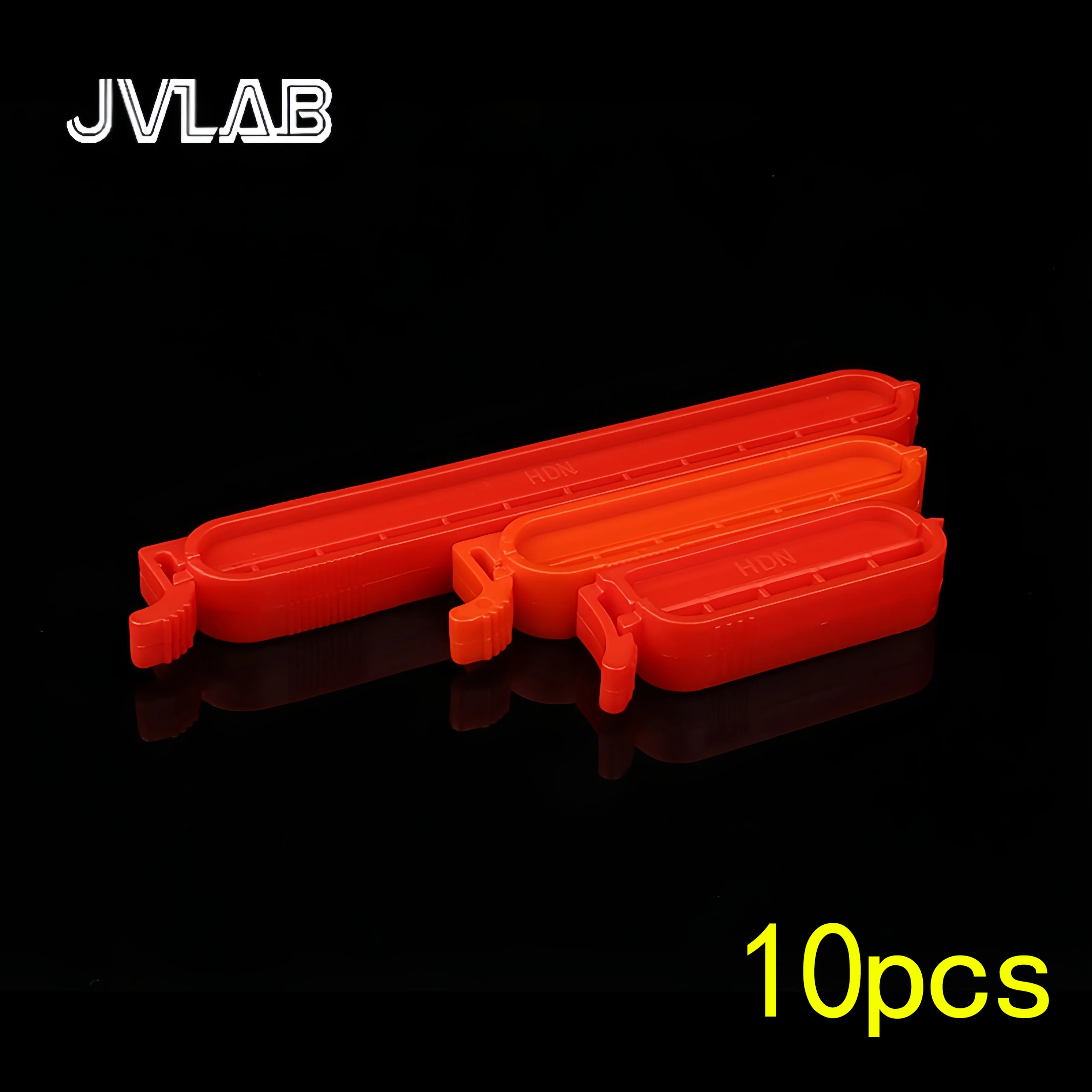 

Dialysis Bag Clamps - 80mm Curved Design Tube Closures for Laboratory & Food Packaging (10pcs/Set) JVLAB
