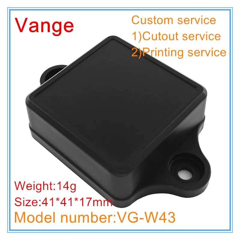 Vange wires junction box 41*41*17mm ABS plastic instrument enclosure