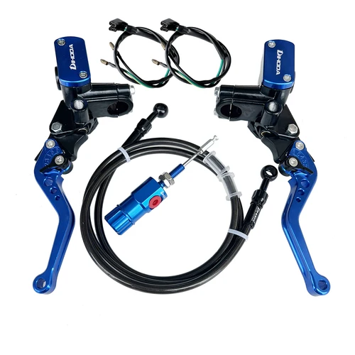 Kit de embrague hidráulico de motocicleta de pistón de 14mm, Kit de cilindro maestro de freno, manguera de 1200mm para honda, Yamaha, Kawasaki, Suzuki
