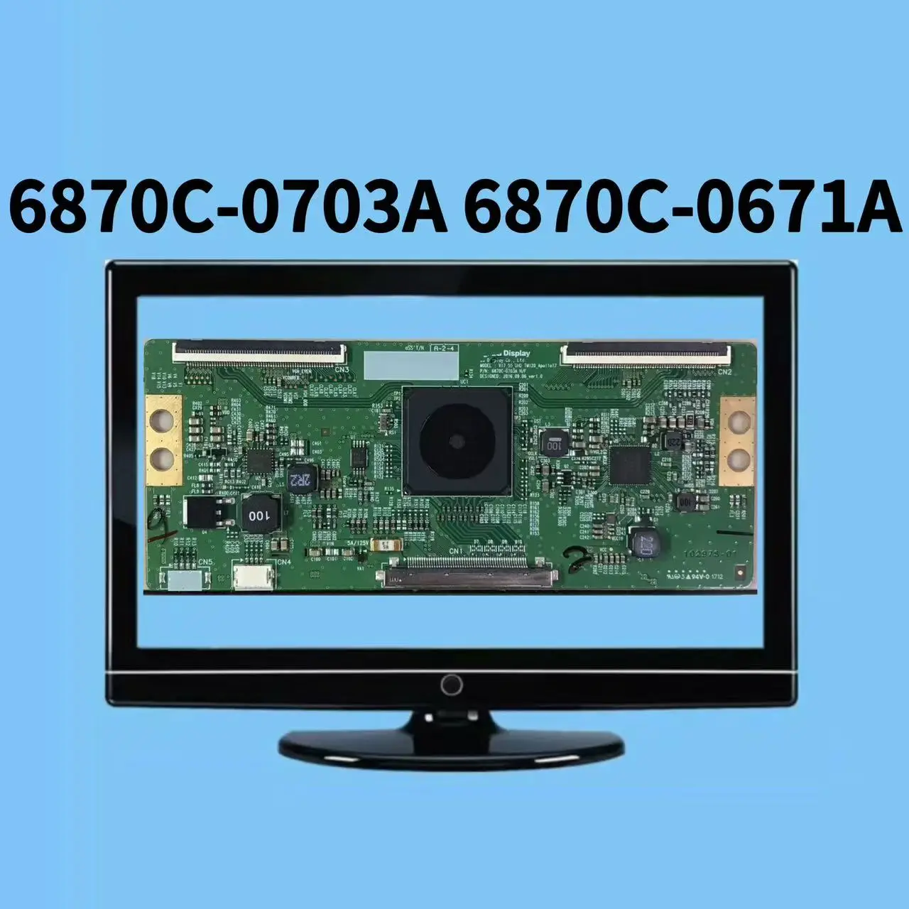 Новая оригинальная обновленная плата V17 55 UHD TM120, материнская плата 6870C-0703A LC430DGJ-SKA4 6870S-2432A 6870S-2433A 4K Новая оригинальная обновленная плата V17 55 UHD TM120, материнская плата 6870C-0703A LC430DGJ-SKA4 6870S-2432A 6870S-2433A 4K