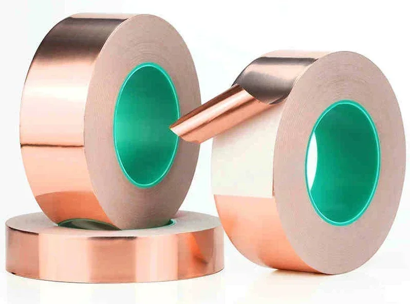 

Conducting Copper Foil Tape for Thermal Conductivity, Anti-Electromagnetic Interference, and Static Protection