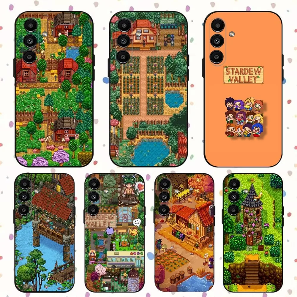 Game S-Stardew Valley Phone Case For Samsung S24,S21,S22,S23,S30,Ultra,S20,Plus,Fe,Lite,Note,10,9,5G Black Soft Cover