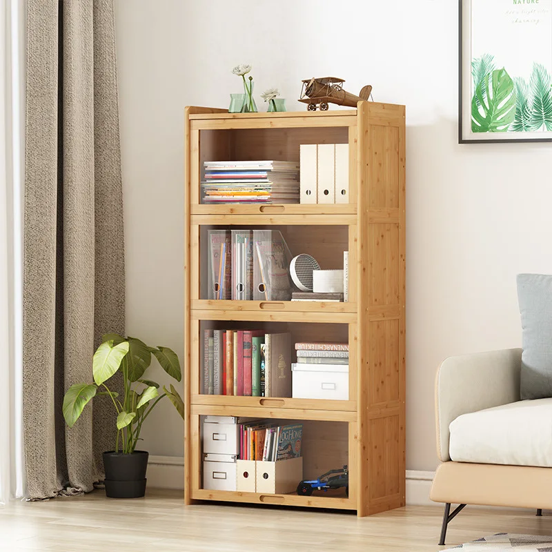 خزانة كتب مع باب، دراسة مقاومة للغبار من الأرض إلى السقف، غرفة المعيشة، رف كتب للأطفال، تخزين على الحائط، غرفة النوم #2