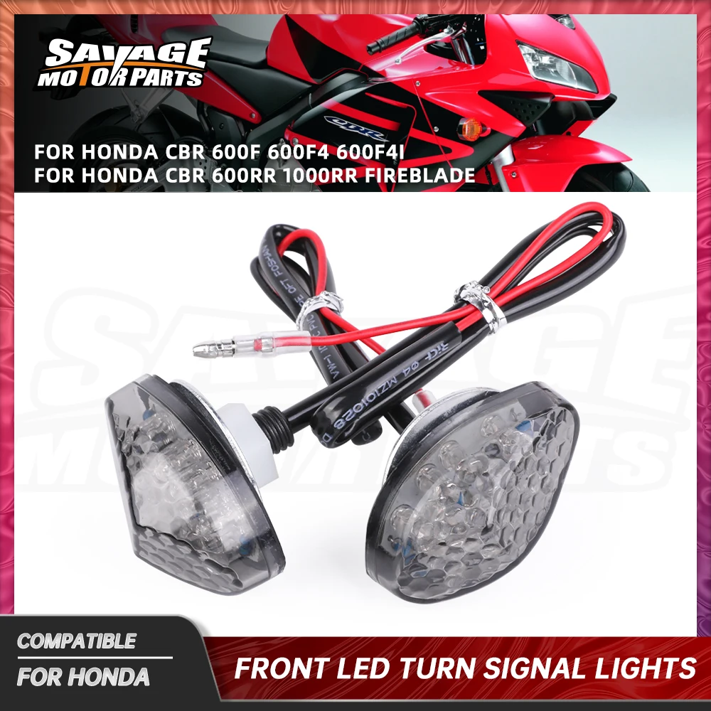 

Turn Signal Light Flasher For HONDA CBR600 CBR1000RR Fireblade CBR600RR CBR600F CBR600F4 CBR600F4I Motorcycle Mini Flashing Lamp