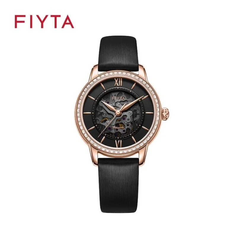

Полностью автоматические механические мужские часы Fiyta, простые и модные водонепроницаемые мужские часы с сапфировым стеклом