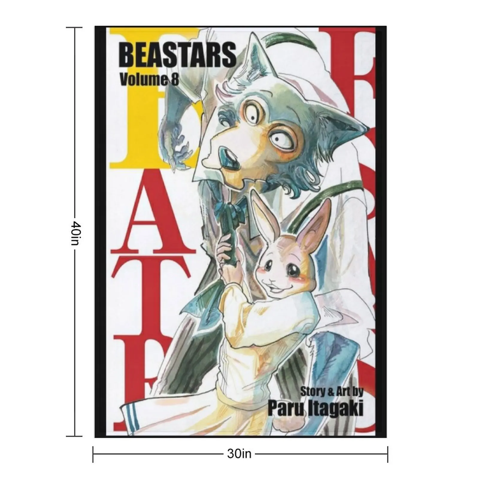 Beastars Anime Throw Blanket christmas gifts Luxury Thicken Weighted Polar Blankets
