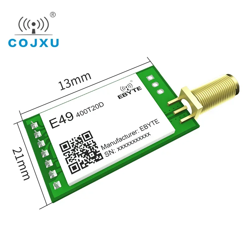 433MHz 20dBm Module GFSK Low Power DIP SMA Interface Wireless Transceiver E49-400T20D UART Serial Port Transmitter and Receiver