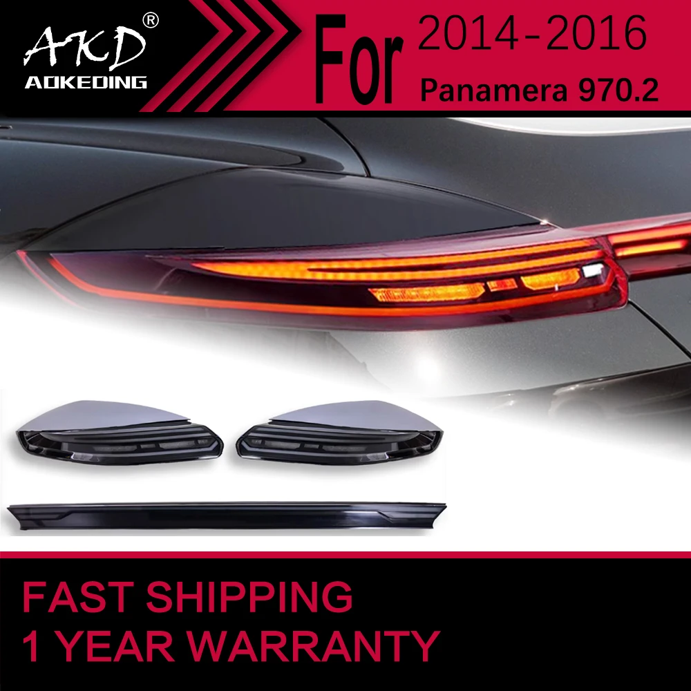 Car Styling Tail Lamp for Panamera Tail Lights 2014-2017 Panamera LED Tail Light LED Dynamic Turn Signal Brake Reverse Auto