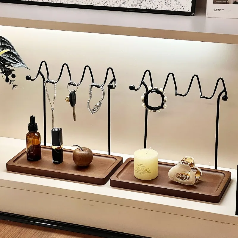 Luxury Entrance Jewelry Key Holder Storage Rack Decorative Display High-End Vanity Jewelry Organizer, Necklace And Watch Stand