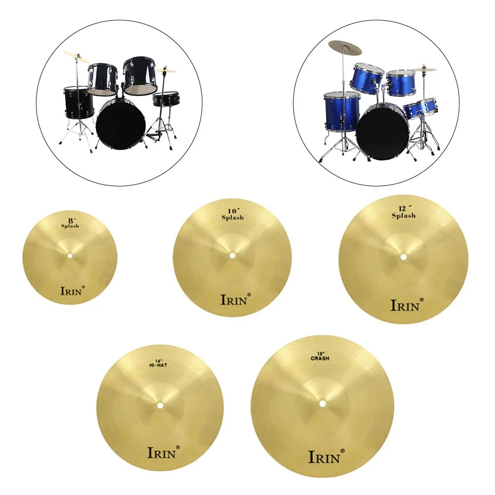 초보자용 황동 심벌벌 드럼, 하이햇 심벌벌, 새로운 스타일의 악기, 8, 10, 12, 14, 16 인치