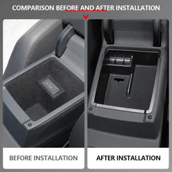 Car Central Armrest Storage Box Container Holder Tray for VW Volkswagen Passat B8 Sedan Variant Alltrack Car Accessories