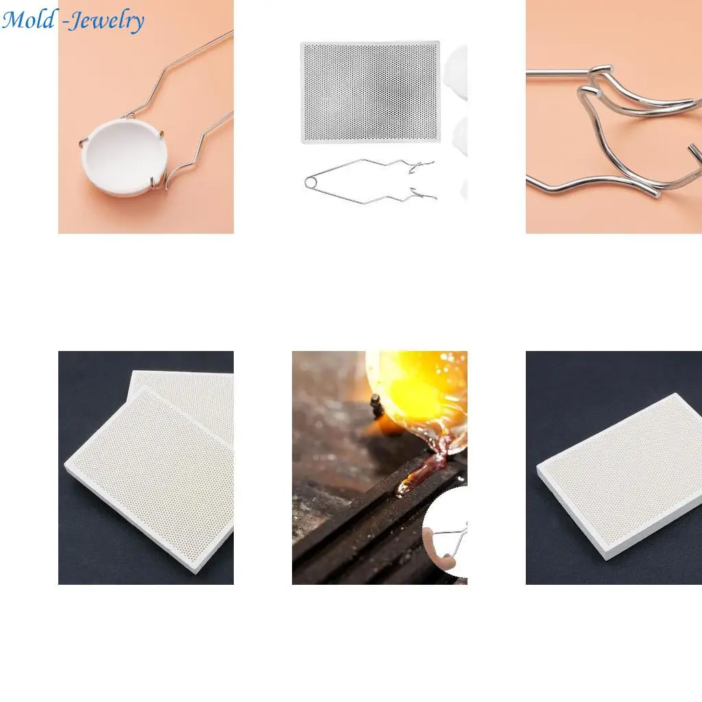 

69HB 5pieces Crucible Set Set таяние чашки блюд Кварце