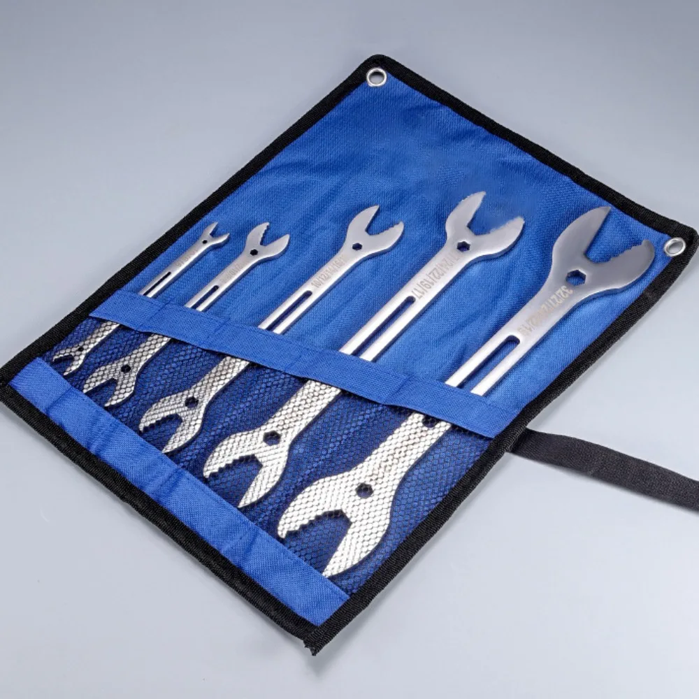 

5pcs/set High Hardness Double-ended Wrench High Torque Not Slipping Open End Wrench Alloy Steel Anticorrosive Wrench Set