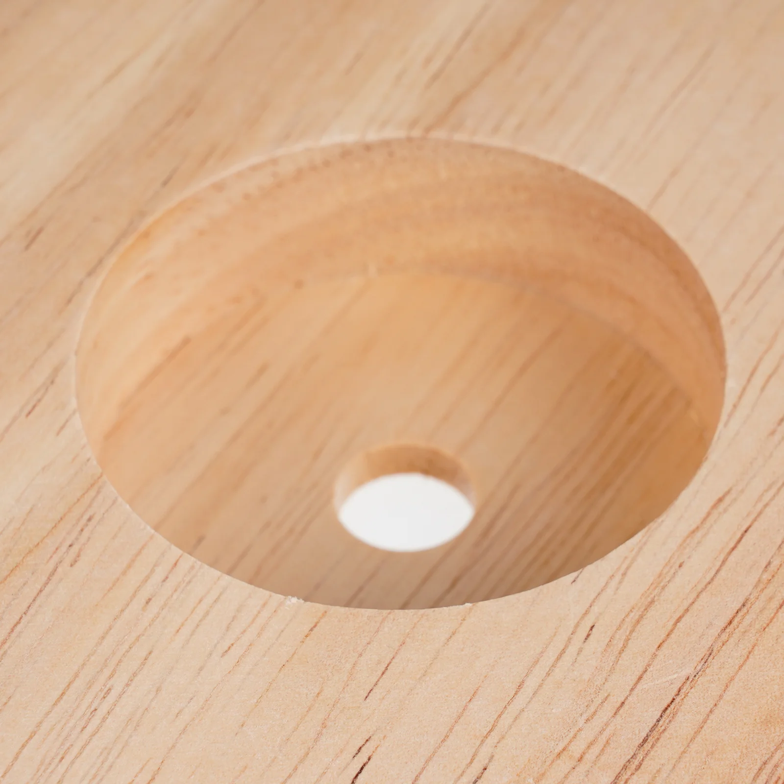 

2Pcs Round Solid Wood Lamp Base Sturdy Wooden Table Light Stand Display DIY Craft Stand Round Table Lamp Base Display Glass