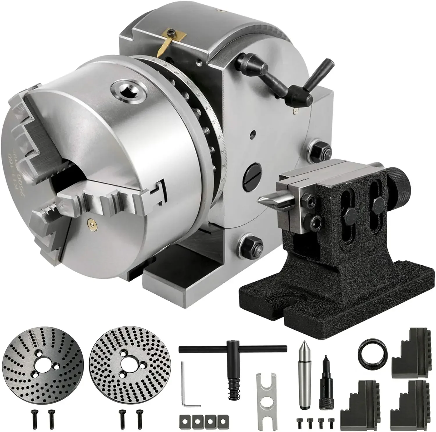 Vevor Dividing Head BS-1 Dividing Head Set 6