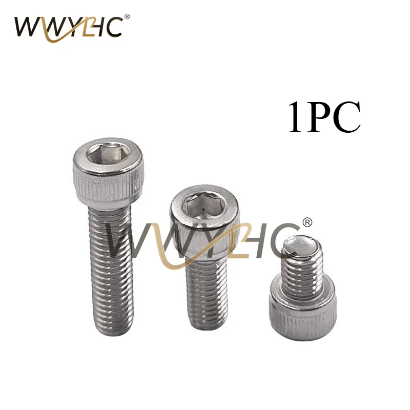 Slow Walking Wire Pressing Plate Cutting Fixture Screw Made of Stainless Steel 304 Material Full Tooth M8 Hexagonal
