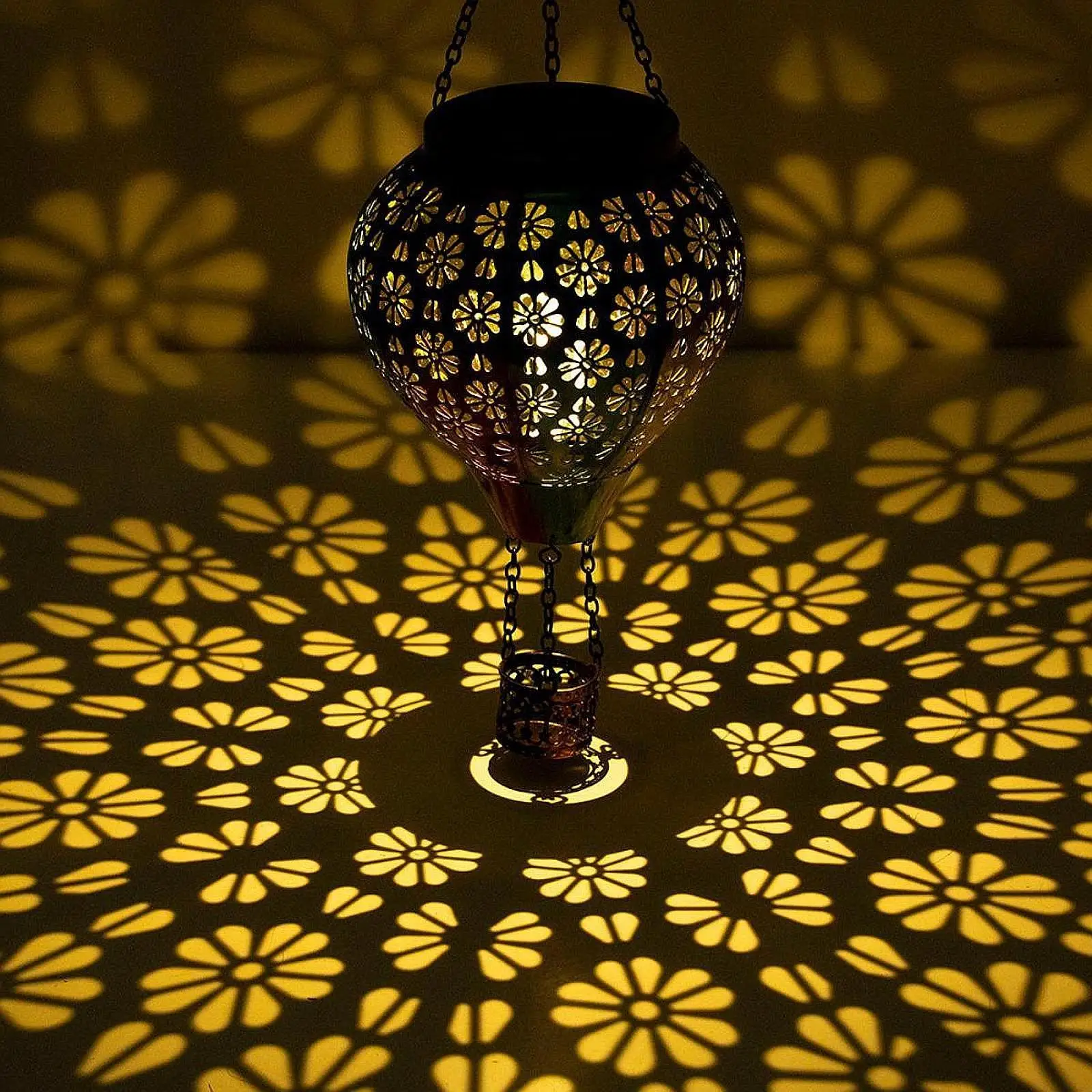 

Solar Hot Air Balloon Lantern Hanging Solar Lantern Stylish Ornament Craft