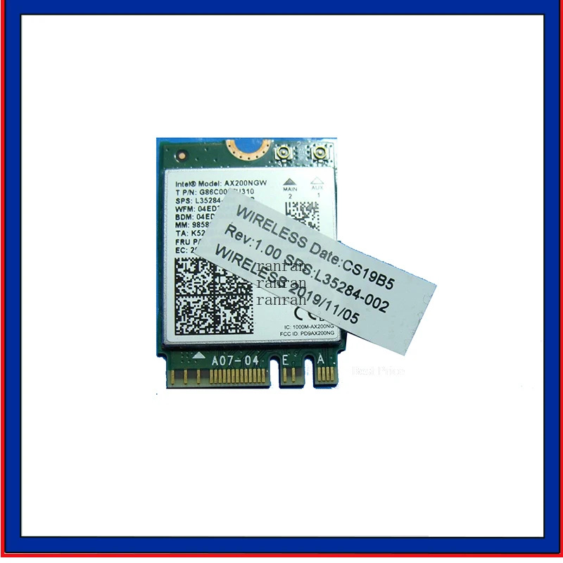

Genuine Wireless WiFi Card For HP EliteBook 840 G6 14" AX200NGW L35284-002