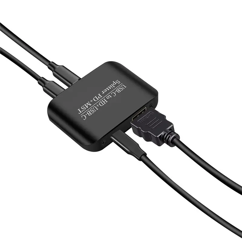 ABKQ-Switcher MST Hub 100W High Speed Charging HD Display Support Heterodyne And Homodyne