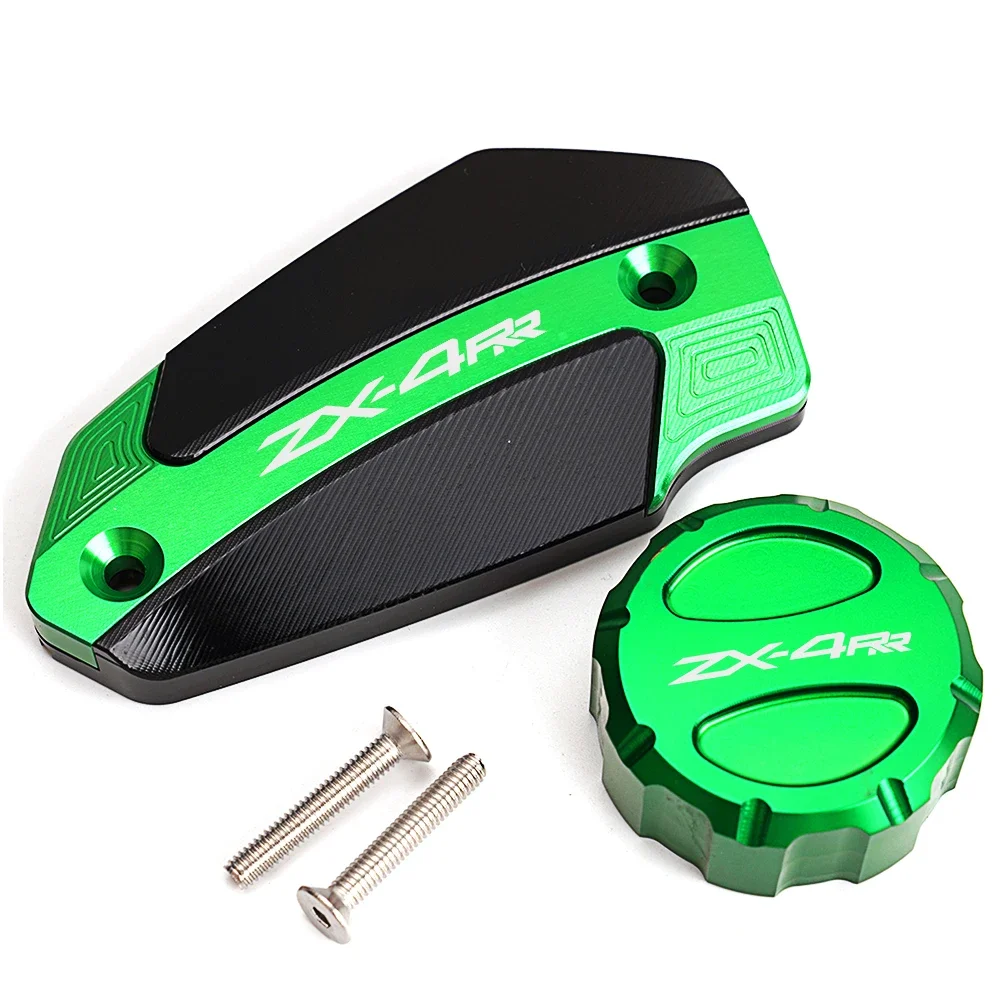 Voor Kawasaki Ninja ZX-4R ZX-4RR ZX4R ZX4RR Motorfiets Accessorie Achter Voorremvloeistofreservoir Cap Olievuldop Plug Cover