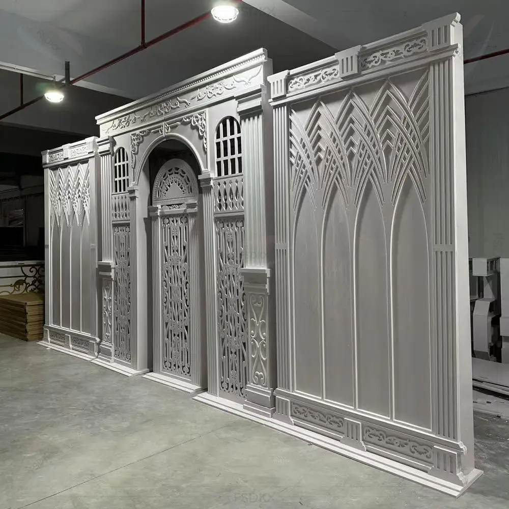 Wholesale Custom White Birthday Wedding Castle Creative Wedding Backdrop Props Crafts Wedding Decoration Stage Backdrop