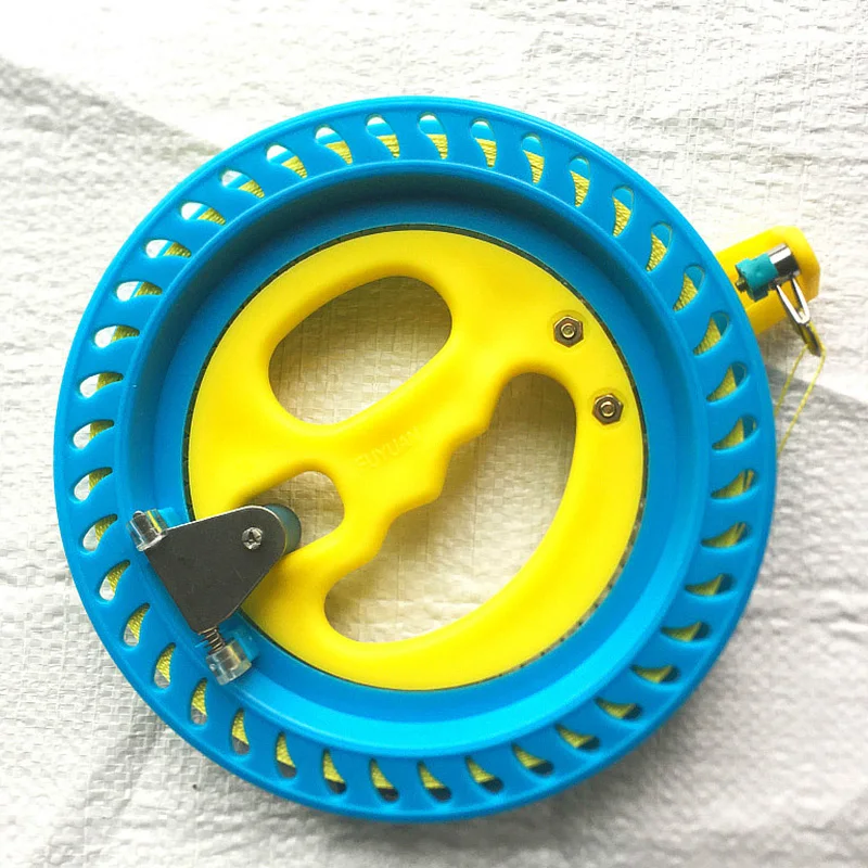 1Pc Blue kite wheel hand holding wheel spool kite line wheel kite wheel flywheel