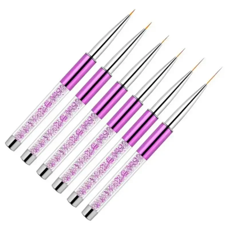 5-20mm Nail Tools Supplies Professionals Brush Accessories Equipment Acrylic Art Paint Brushes French Tip Tool Liner Beauty