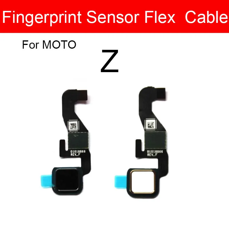 Fingerprint Sensor Touch Home Button Flex Cable For Moto Z Z Force XT1789 Z Play XT1635 Z2 Play XT1710 Z3 Play Z2 Force XT1789