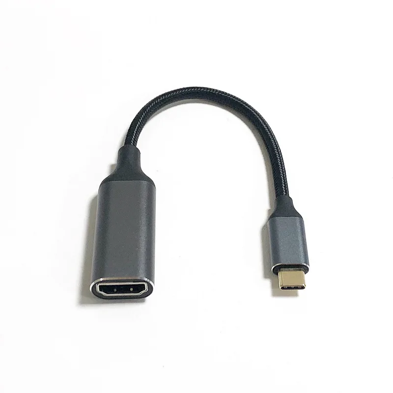DTECH Hochwertiger 4k 30hz 3.1 USB C auf HDMI Typ C auf HDMI Buchse Kabeladapter Konverter für TV-Projektion