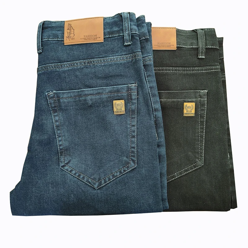 Men's Classic Jeans Jean Homme Pantalones Hombre Men Spijkerbroek Mannen Soft Black Biker Masculino Denim Overalls Men's Pants