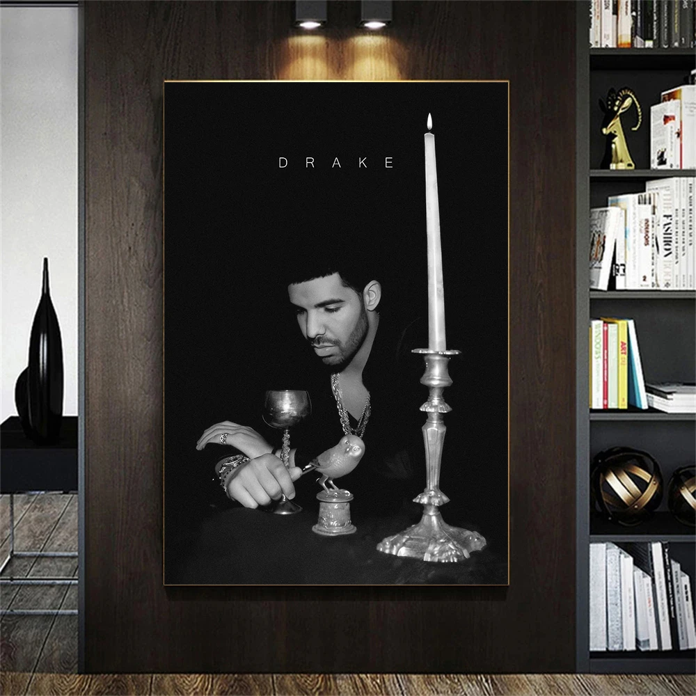 Modern Pop Music Singer Canvas Wall Art Aesthetic Poster Trend Celebrity Picture Fan Gift Living Room Home Interior Decor Gift