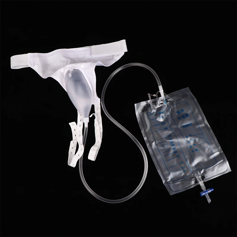 Reusable Hypo-allergenic Men Older Woman Silicone Urine Collector Bags Adults Urinal With Urine Catheter Bags Male Female Toilet