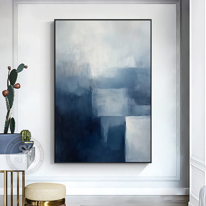 Morandi - colored decorative paintings, featuring artistic, minimalist and abstract color blocks for wall decoration