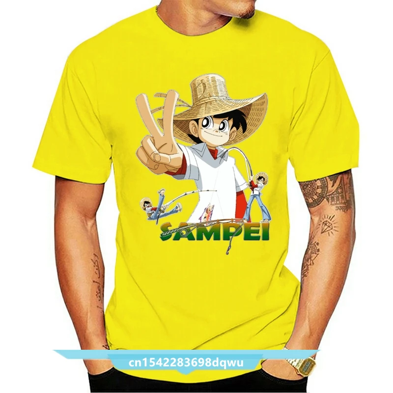 Tsurikichi Sanpei Cartoon Years 80 T-Shirt For Men And Child Tops New Unisex Funny Tee Shirt