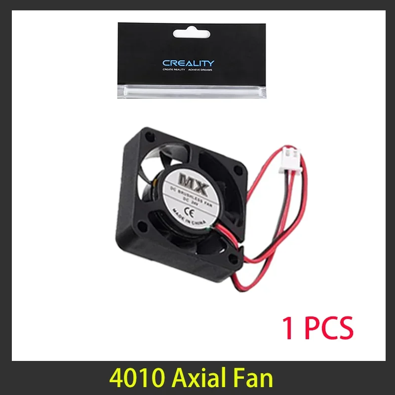 Creality Originele 4010 Ventilatoren DC 24V Extruder Hot End Ventilator en DC 24V Turbo Ventilator voor Creality Ender 3/Ender 3 Pro/Ender 5 3D-printer