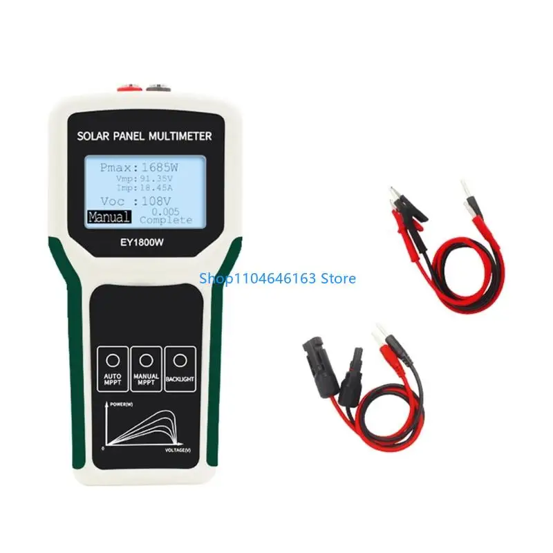 

Solars Panel Multimeter Photovoltaic Open Circuit Voltages Tester Real Time Display