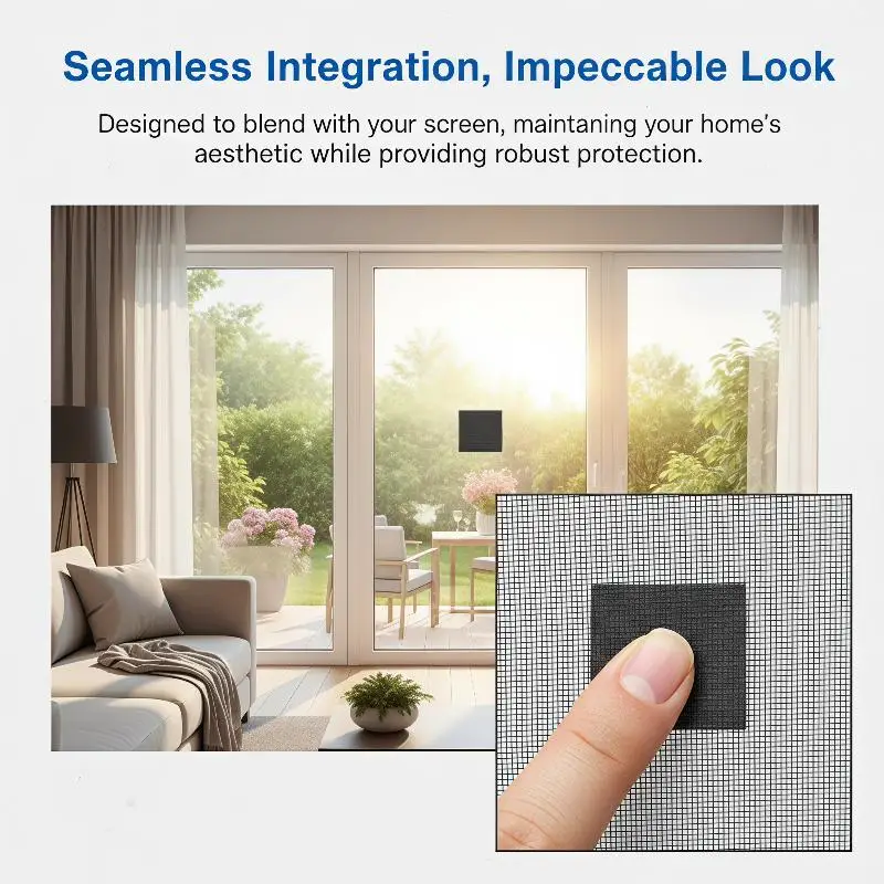 Window Screen Repair Tape Strong Self-Adhesive Tear-Resistant 2M Length for Home Window Door Mesh Hole Fixing