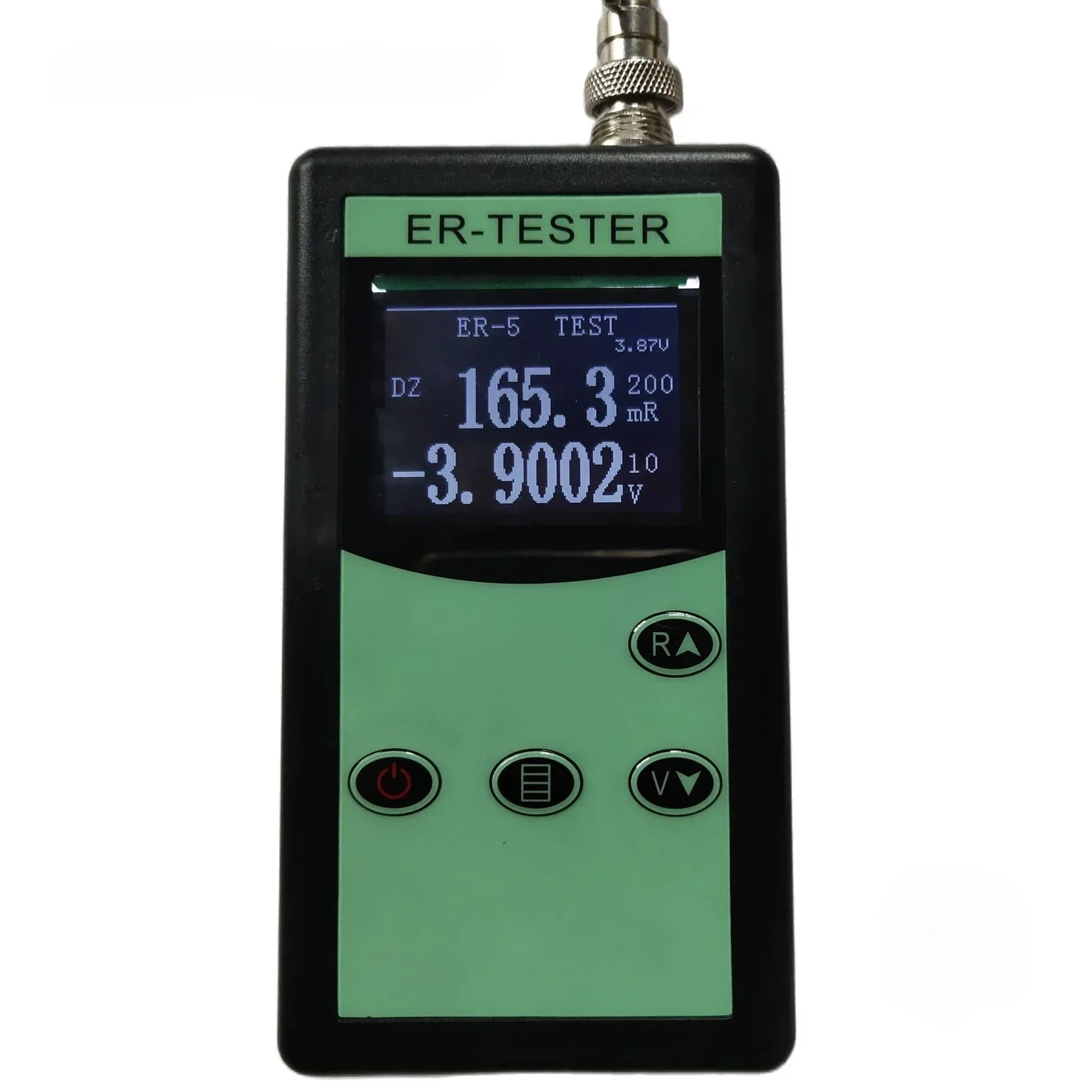 100V Four-Wire ER5 Internal Resistance Tester for Ni-MH Button & Lithium Batteries AC Milliohm Meter Battery Testing Tool