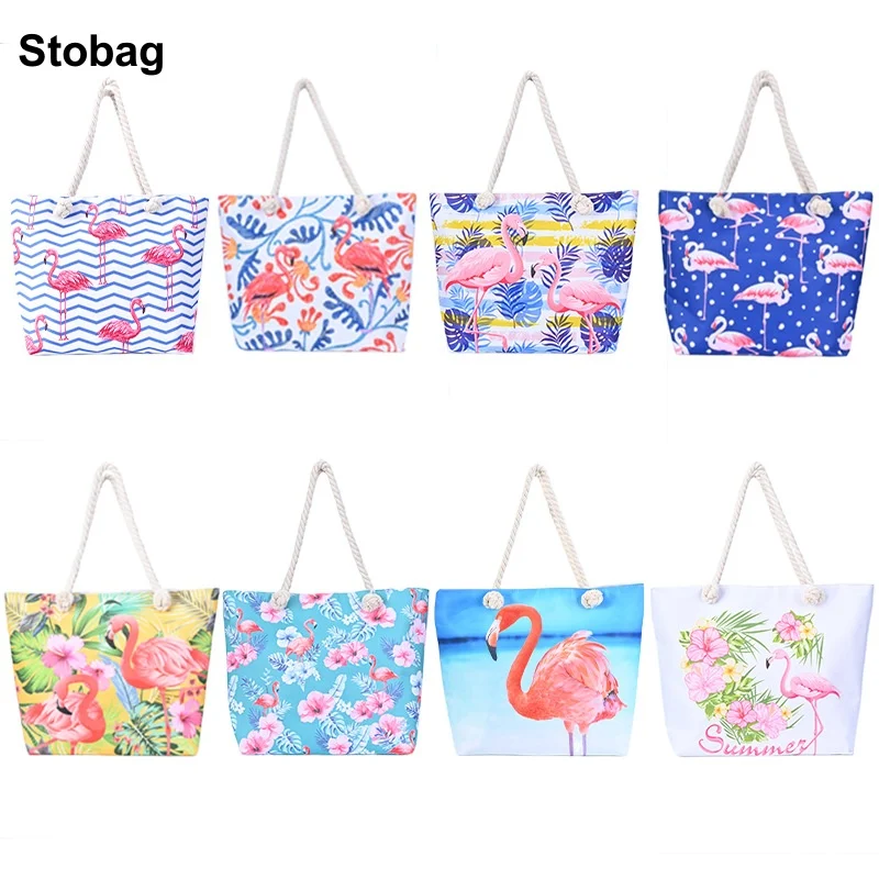 

StoBag 2pcs Shopping Bags Tote Shoulder Women's Canvas Handbag Large Printed Fashion Packaging Portable Storage Reusable Pouch