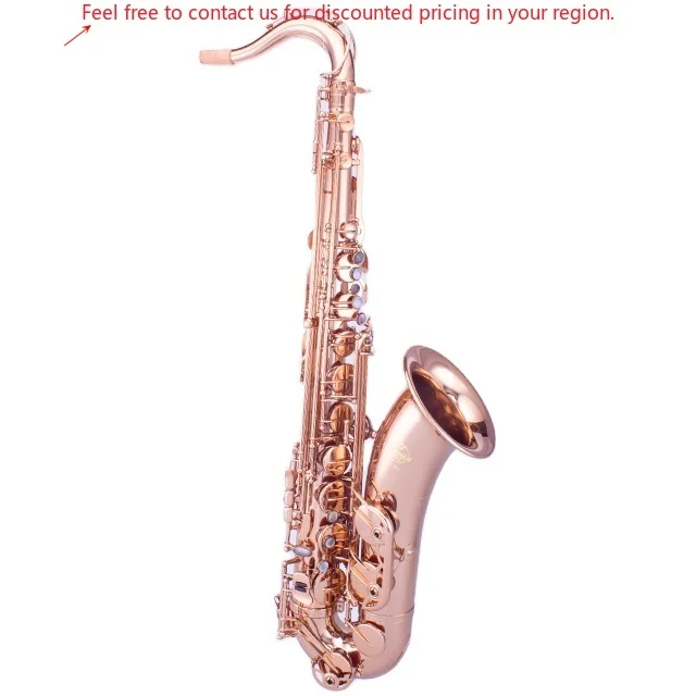 

Tenor Saxophone Champagne Gold EB Tone Electrophoresis Brass Head Material