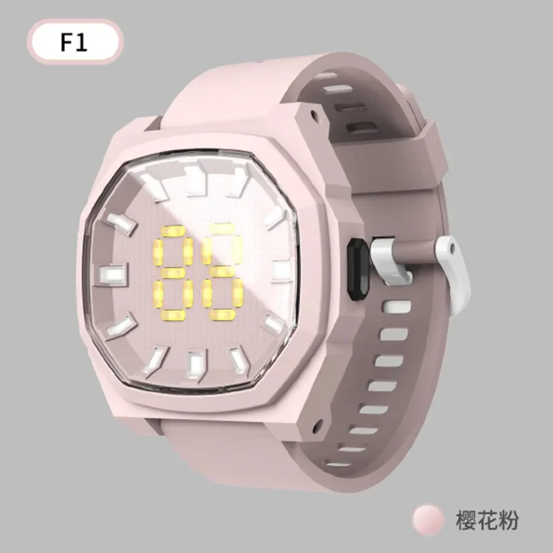 3D Unisex Sports Digital Watch for Men Women Boys Girls Fashion Waterproof Electronic Watches Breathable Luminous LED Wristwatch