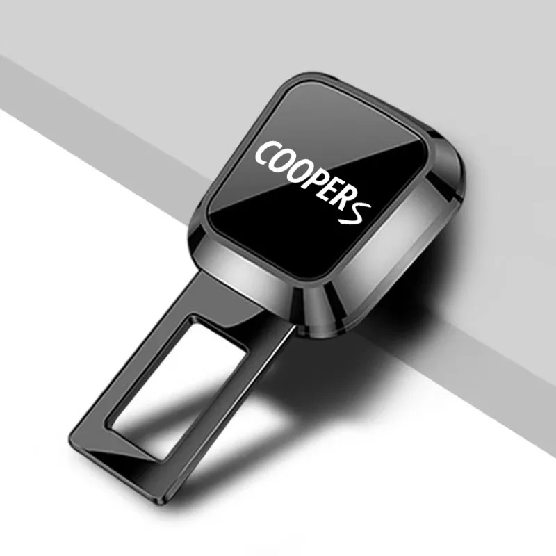 ل Mini Coopers R56 R50 R51 مع ملحقات الشعار حزام أمان السيارة تمديد المكونات مشبك حزام الأمان كليب قابل للتعديل موسع