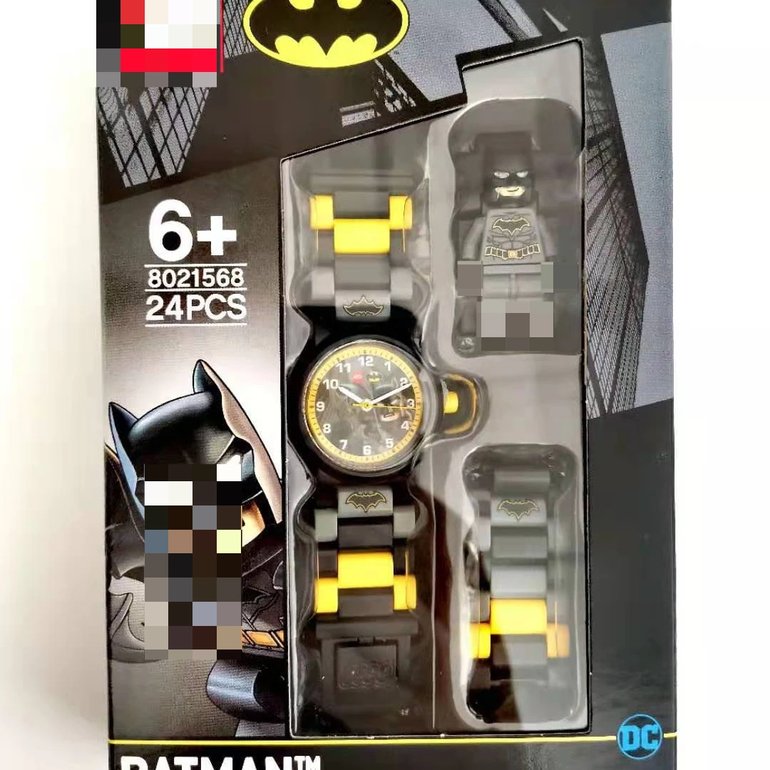 Leggo Stock Children\'s Watch Phantom Ninja Superman Bat Star Wars Woman Assembling Toy